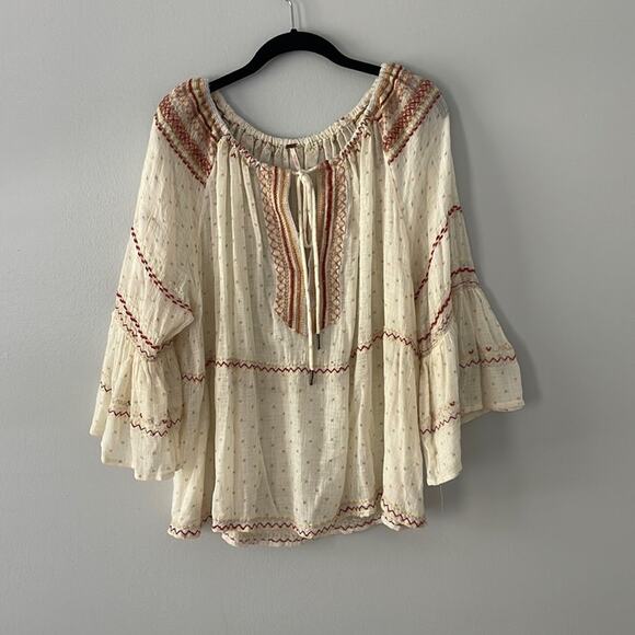 Free PeopleBoho Talia FestivalFlare Sleeves Boho Size Small Color…